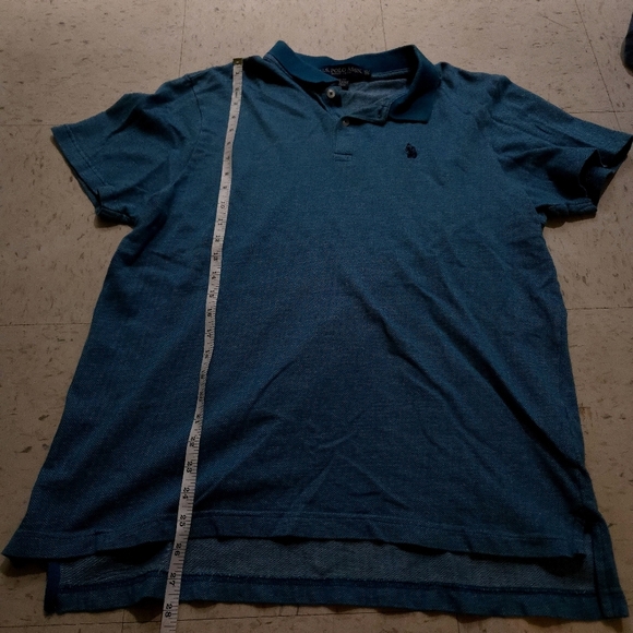 Polo Assn. | Men's Blue Polo Slim Fit Shirt - Picture 7 of 8